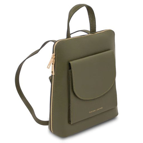 TL Bag - Small leather backpack for women